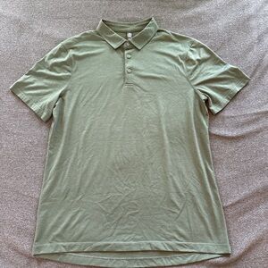 Men's Dark Green Lululemon Polo Shirt
